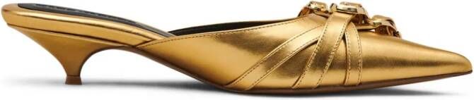 Marc Jacobs The Emma kitten-heel mules Gold
