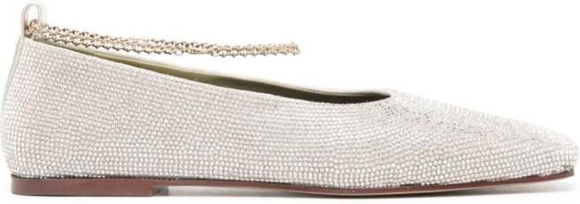MARIA LUCA Augusta ballerina shoes Silver