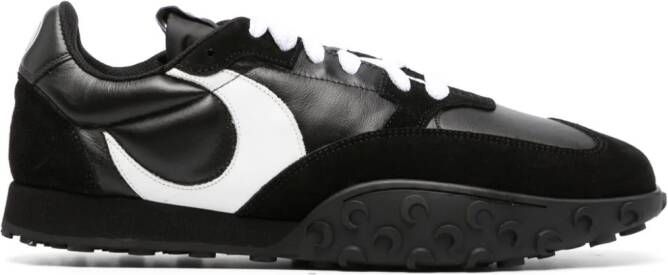 Marine Serre MS-Rise 22 leather sneakers Black