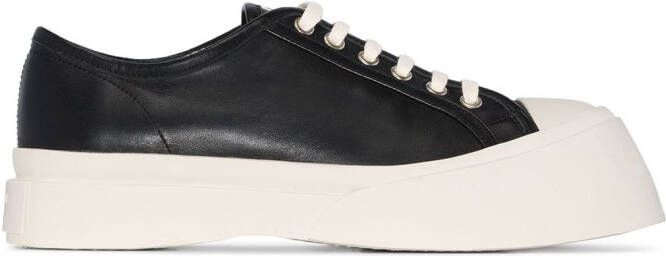 Marni Pablo leather flatform sneakers Black - Picture 5