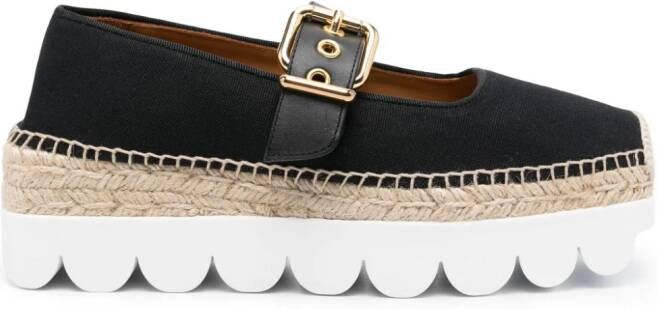 Marni Mary Jane canvas espadrilles Black