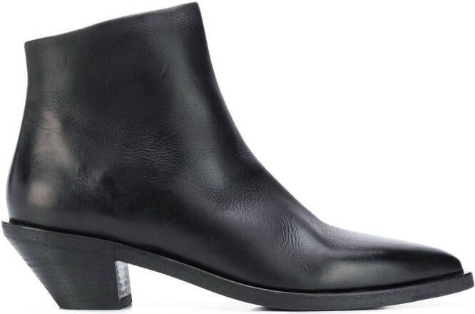 Marsèll 50mm tapered heel boots Black