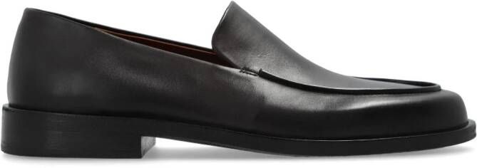 Marsèll almond-toe leather loafers Black