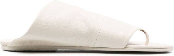 Marsèll asymmetric leather sandals Neutrals