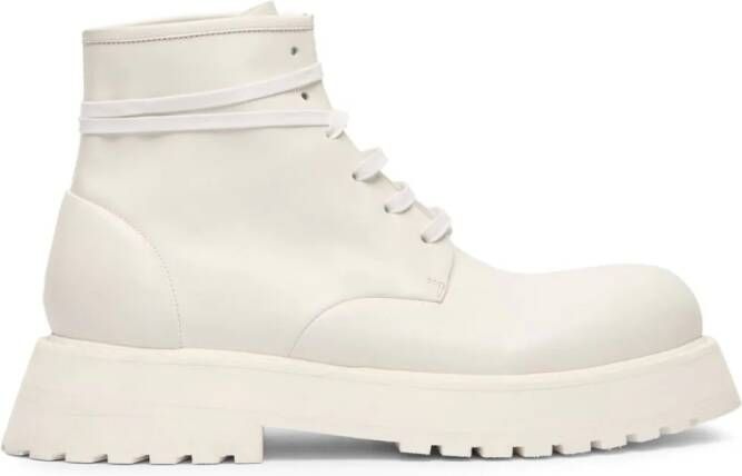 Marsèll Carretta leather ankle boots Neutrals