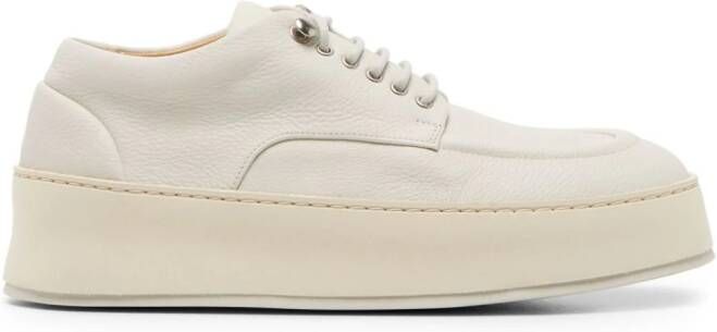 Marsèll Cassapana flatform leather sneakers Neutrals