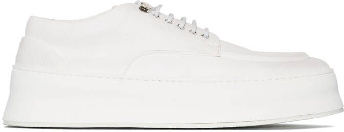 Marsèll Cassapana leather derby shoes White