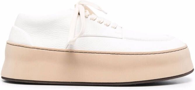 Marsèll Cassapana leather derby shoes White