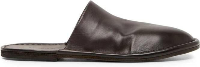 Marsèll Filo leather slippers Brown
