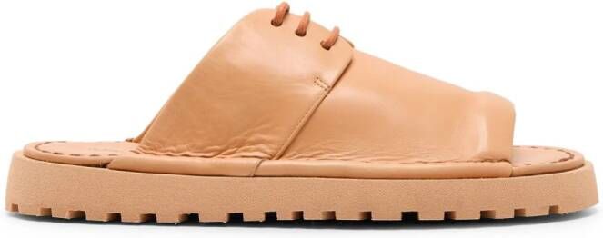 Marsèll Sanpomice leather sandals Neutrals