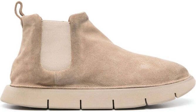 Marsèll Intagliata suede boots Neutrals