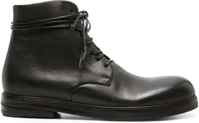 Marsèll lace-up leather boots Black