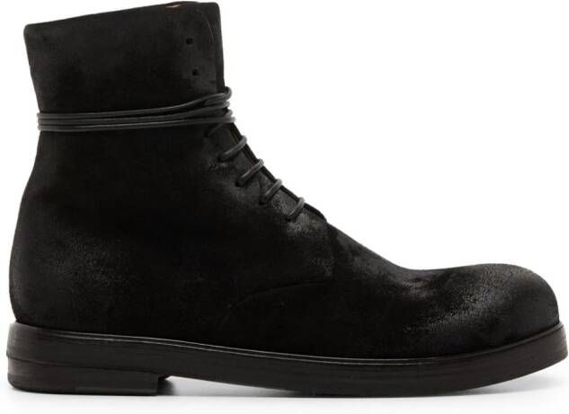 Marsèll lace-up leather boots Black