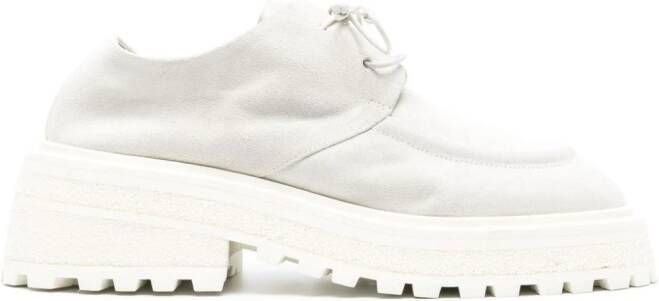 Marsèll lace-up suede brogue shoes Grey