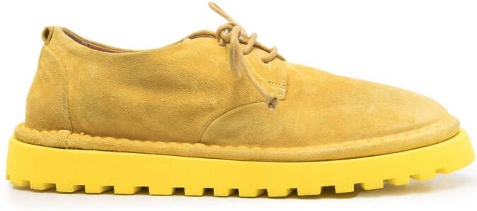 Marsèll lace-up suede Derby shoes Yellow
