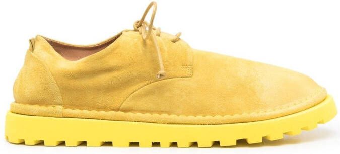 Marsèll lace-up suede derby shoes Yellow