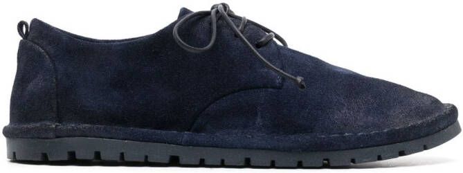 Marsèll lace-up suede oxford shoes Blue