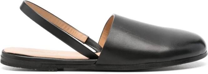 Marsèll leather slingback mules Black