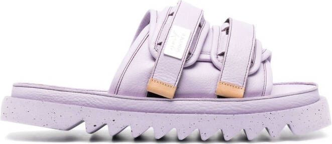 Marsèll touch-strap sandals Purple