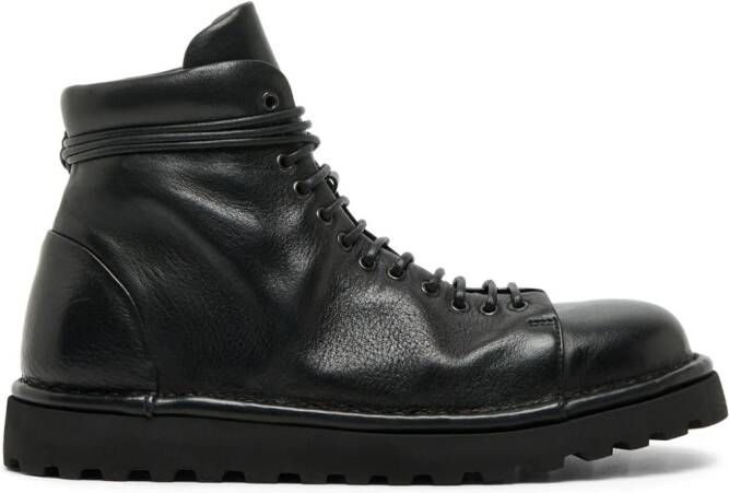 Marsèll Pallotola Pomice leather boots Black