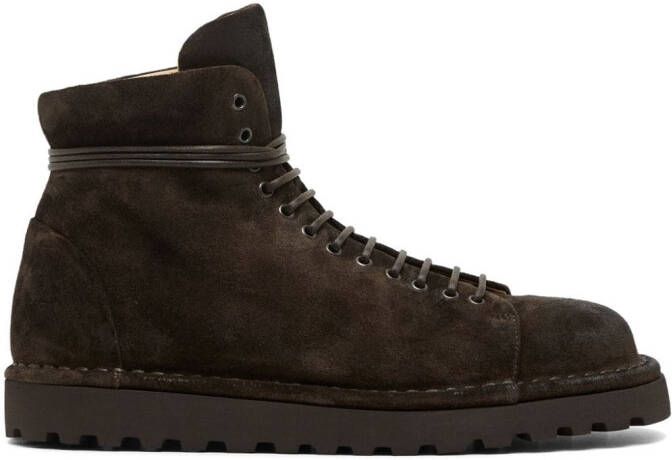 Marsèll Pallottola Pomice lace-up combat boots Brown