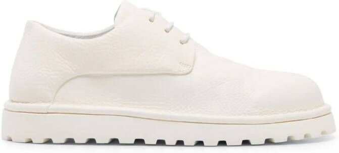 Marsèll Pallottola Pomice leather Derby shoes White
