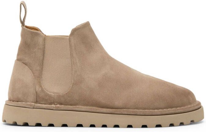 Marsèll panelled suede ankle boots Neutrals