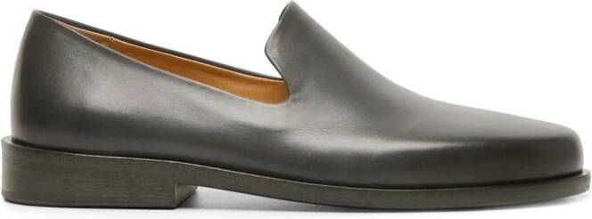 Marsèll round-toe leather loafers Black