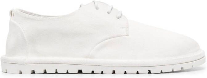 Marsèll Sancrispa suede derby shoes White