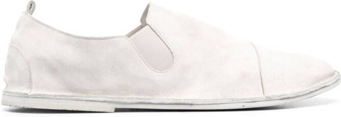 Marsèll round-toe slip-on leather loafers White