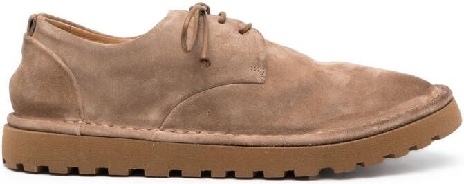 Marsèll Sancrispa Alta Pomice suede derby shoes Brown