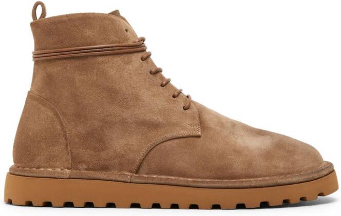 Marsèll Sancrispa Alta suede boots Brown