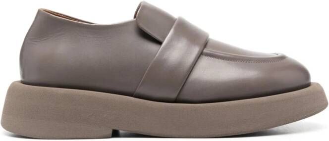 Marsèll slip-on leather loafers Grey