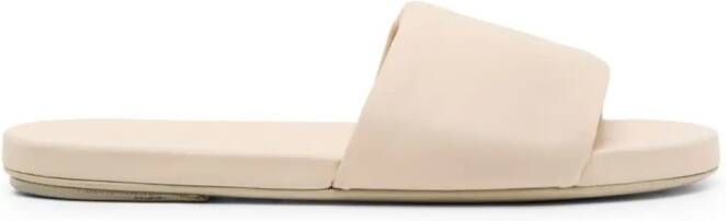 Marsèll Spanciata leather slides Neutrals