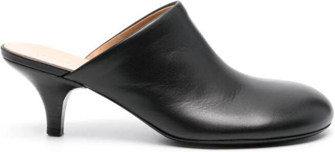 Marsèll Spilla 55mm leather mules Black