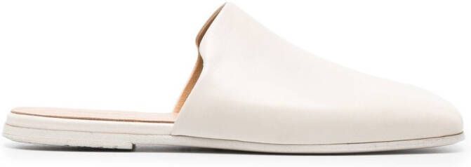 Marsèll square-shape leather mules Neutrals
