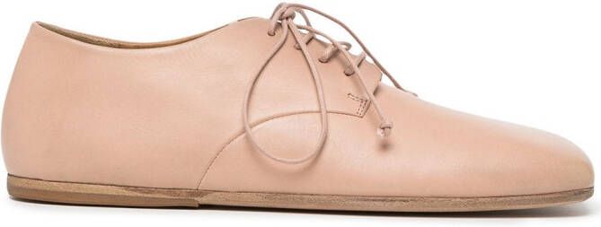 Marsèll square-toe lace-up shoes Neutrals