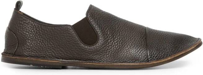 Marsèll Strassaco grained-leather loafers Brown