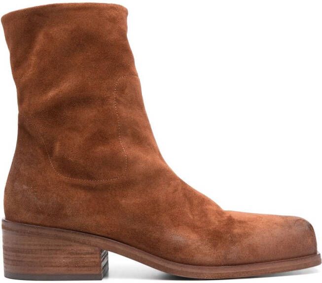 Marsèll suede ankle-length boots Brown