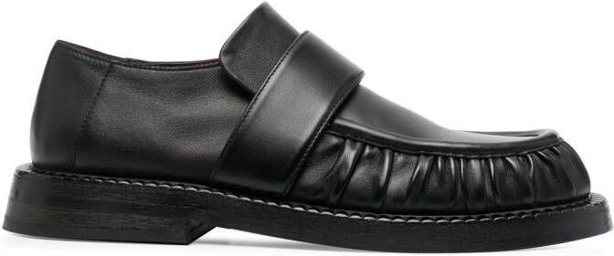 Marsèll touch-strap leather loafers Black