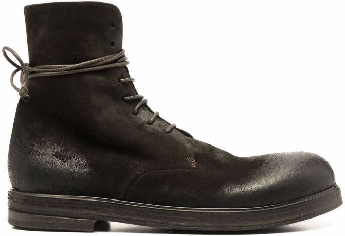 Marsèll Zucca suede boots Brown