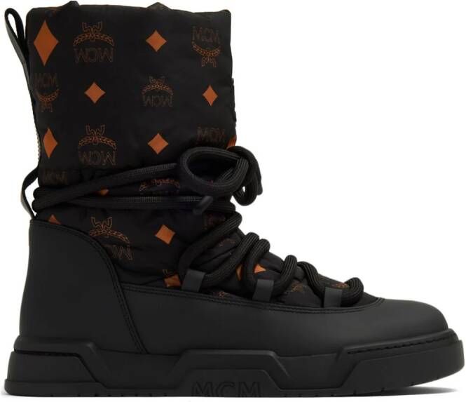 MCM Skyward lace-up boots Black