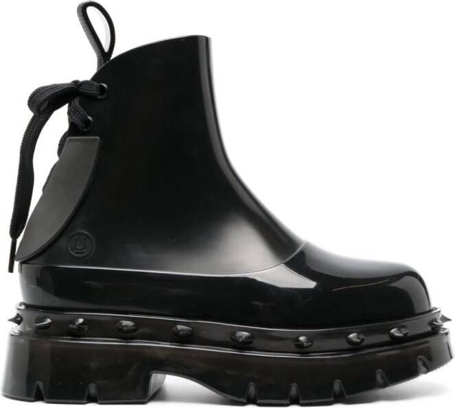 Melissa x Undercover Spikes platform combat boots Black