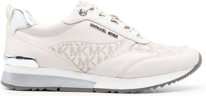 Michael Kors Andrea monogram print ballerinas Brown