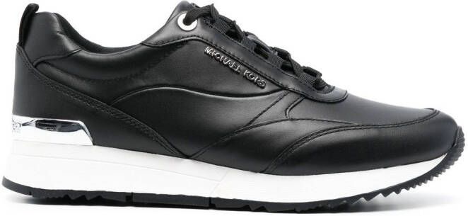 Michael Kors Allie Strider leather sneakers Black - Picture 2