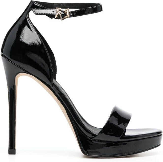 Michael Kors Rory monogram-print leather ballerinas Neutrals