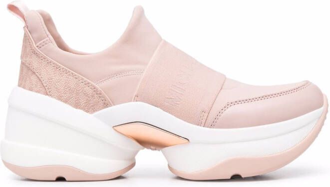 Michael Kors monogram-print panel boots Neutrals - Picture 4