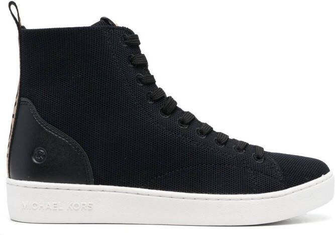 Michael Kors Edie knit high-top sneakers Black - Picture 3