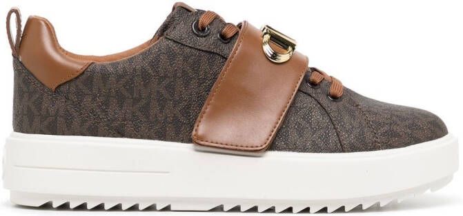 Michael Kors Bodie monogram slip-on sneakers Brown - Picture 3