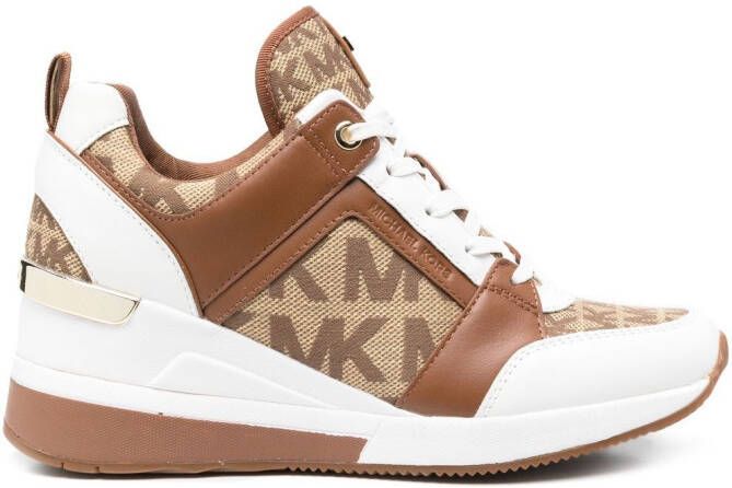 Michael Kors Georgie high-top sneakers Brown
